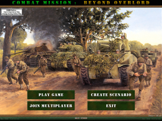 Combat Mission: Beyond Overlord's Main Menu