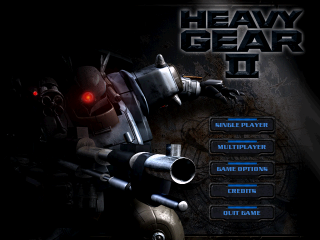 Heavy Gear II's Main Menu