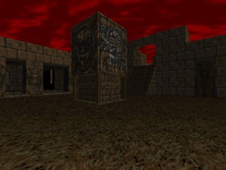 MAP05 is probably the mapset's peak in terms of difficulty, with a rather nasty opening courtyard fight.