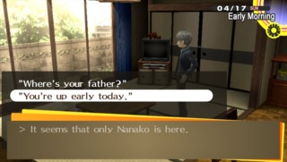 We leave Nanako to fend for herself