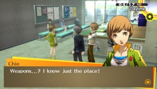 But Chie knows where we can get more