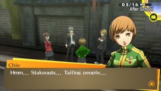 Chie is excited for...