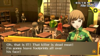 Chie means business