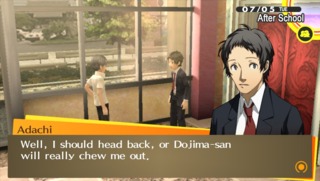 As Adachi heads back to the station...