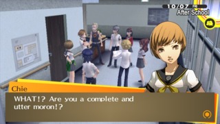Chie is not amused
