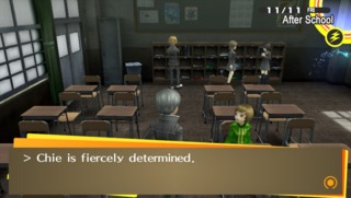 Chie is going to beat this level