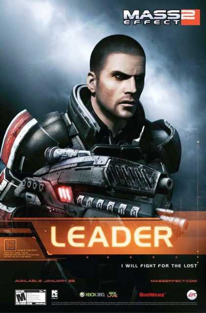 Promotional poster for Mass Effect 2