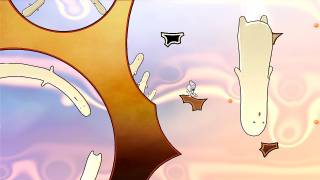  Some of the platforming levels feel more at home in a Kirby game than a combat-oriented game like El Shaddai.