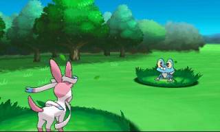 Sylveon and other fairies are here to eff Dragon types UP. Also Froakie, apparently. Hey man, there aren't that many screenshots in the wiki to work with. 