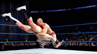 Cesaro performing the Neutralizer on Zack Ryder