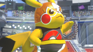 Yes, you read that right: a Pikachu Luchador. She is a badass.