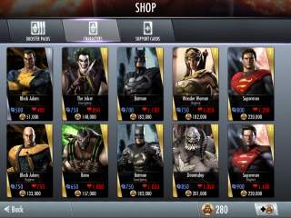 Ohhh. You want to play as Batman and Superman? Sure, just grind for thirty hours or throw away forty bucks - and you got em! What, you think it's weird that three characters could cost $60 bucks altogether? What do you mean that's the price of the real Injustice game? Seriously, come on, every game has microtransactions now right? Nothing special here, guys! Guys? You still playing?