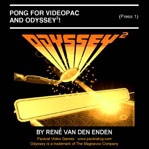 Pong for VideoPac and Odyssey²!