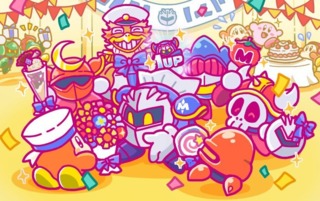 Official artwork of Meta Knight with his crew, from the official Kirby Twitter account.
