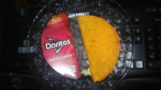 lOOKS LIKE A GIANT DORITOS CHIP BUT....