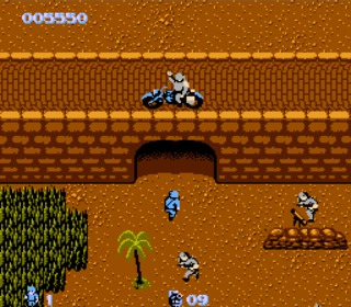 Motorcycle guy may seem like he is waving in this screenshot but in reality he is throwing a grenade. 