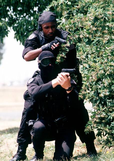  Two S.W.A.T team officers