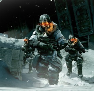 And here are some more shots of the Helghast looking menacing. 
