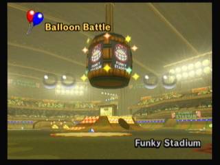 Funky Kong's very own stadium as seen in Mario Kart Wii, Funky Stadium!