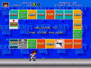  Welcome to one of the few parts of Gunstar Heroes that kicked my ass for a while! 