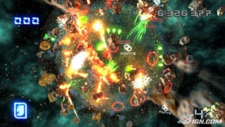 There is always a ludicrous amounts of enemies and asteroids on the screen at the same time.