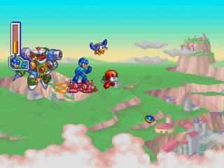 The Flip-Top takes to the skies in Mega Man 8.