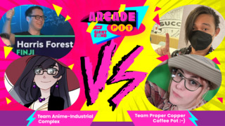 Arcade Pit: Arcade Pit: Team Anime-Industrial Complex VS. Team Proper Copper Coffee Pot :-)