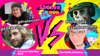 Arcade Pit: Arcade Pit: Team 3 Course Fake Wall Meal VS Team The Selfie Slashers