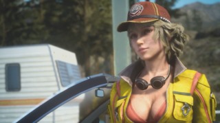 And then there's Cindy. It's not just the ridiculous outfit on it's own, it's that she sticks out in this world so much she feels like she alone came from another game.