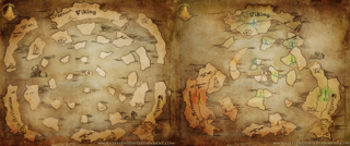 The everchanging world map - each Realm will be trying to reshape it to their benefit through conquering territory