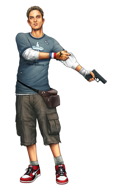 He may have the same voice actor and he may even resemble him just a little... but this is no Nathan Drake