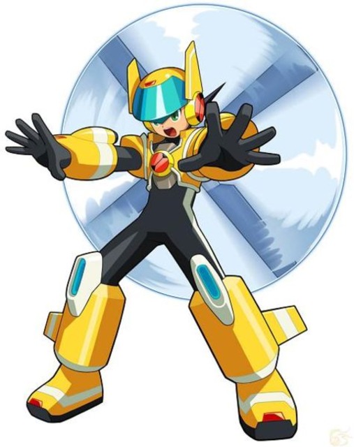 MegaMan in his Gyro Soul form.