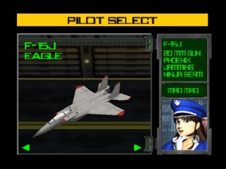     Mao Mao and her F-15 Eagle in Aerofighters Assault 