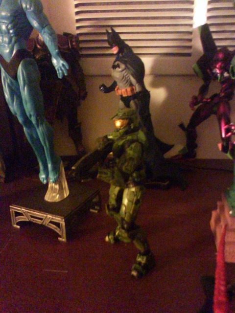 Todd McFarlane's Master Chief. very posable.