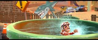       Swimming/drowning is not a trick in Joe Danger. Avoid it whenever possible.