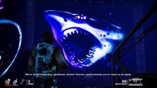 Spec Ops: The Line also has a VERY keen eye for detail. For instance, the shark depicted here is, in actuality, a complex metaphor for a shark.