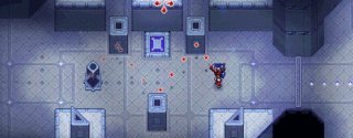 A charged VRP can bounce between walls to solve puzzles.