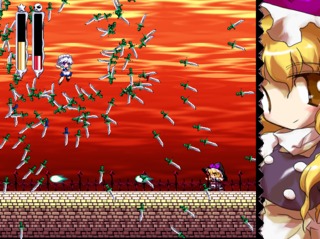 MegaMari takes elements from Touhou and Mega Man for some crazy action.