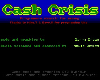 Cash Crisis: Programmers Search for Money