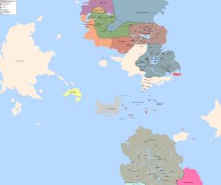 Fan-made world map.