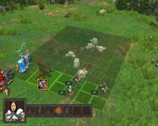  Typical grid based combat.
