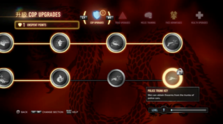 The skill tree allows Wei to unlock new moves