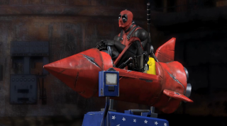 Deadpool's attempts at humor don't always work, but at least they go all in.