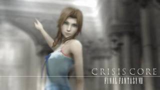 Aerith, as she appears in Crisis Core: Final Fantasy VII.