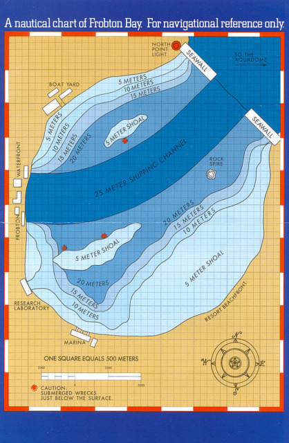 Map of Frobton Bay