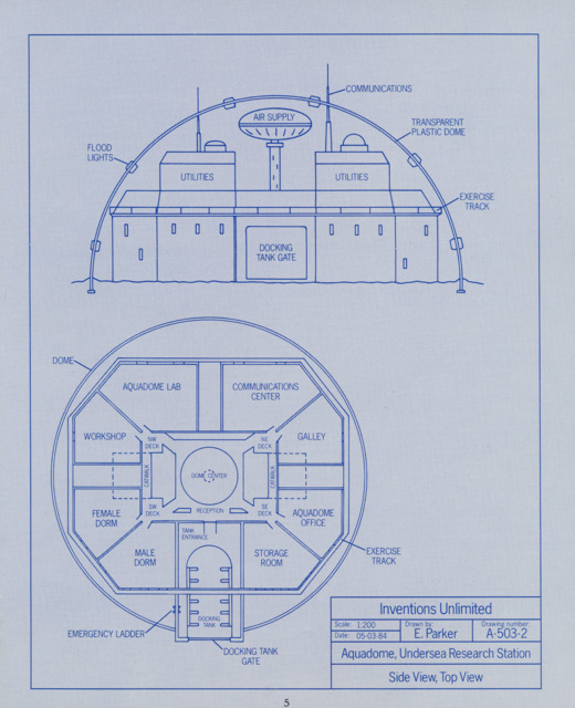 Diagram of the Aquadome