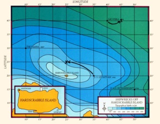 Map of Hardscrabble Island area