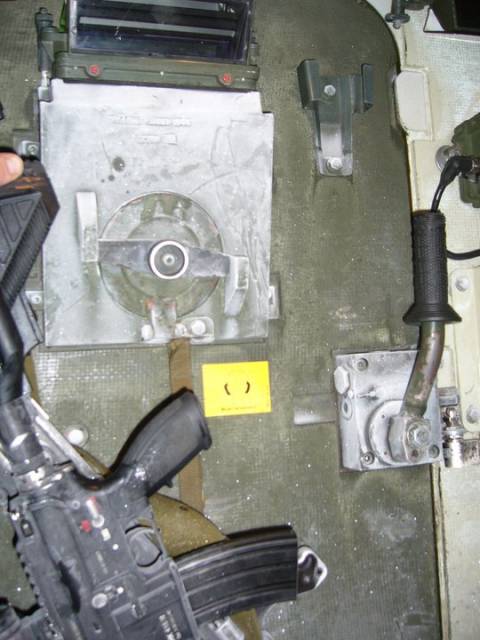  Yes, it was pretty cold. (This is from the inside of the CV90) 