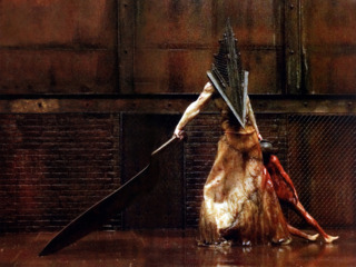 Still waiting for the day when they introduce Pyramid Head's bigger brothers, and they all have D&D dice for heads. Icosahedron Head's a real menace.
