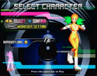Female dancers were only playable in workout mode